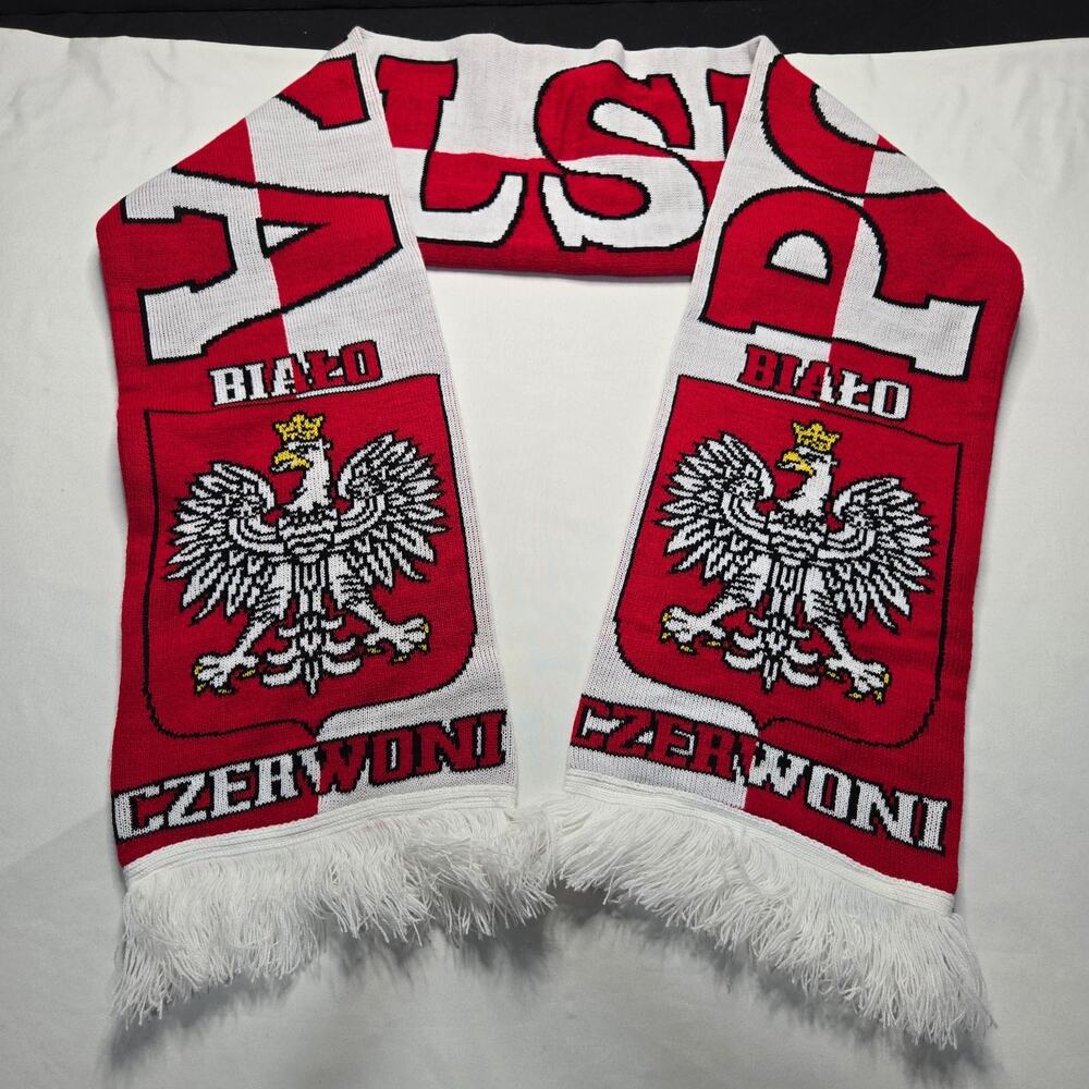 Football Scarf Of The Poland National Team BIALO CZERWONI
